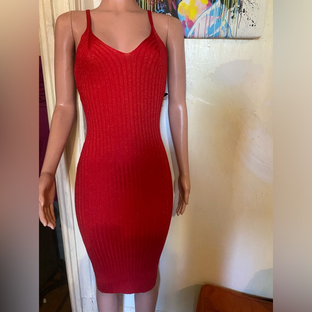 red dress